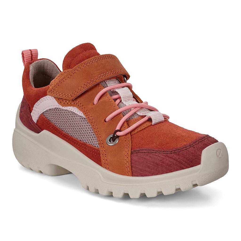 Ecco Xperfection Girls Sneakers Orange - India DWK-832016